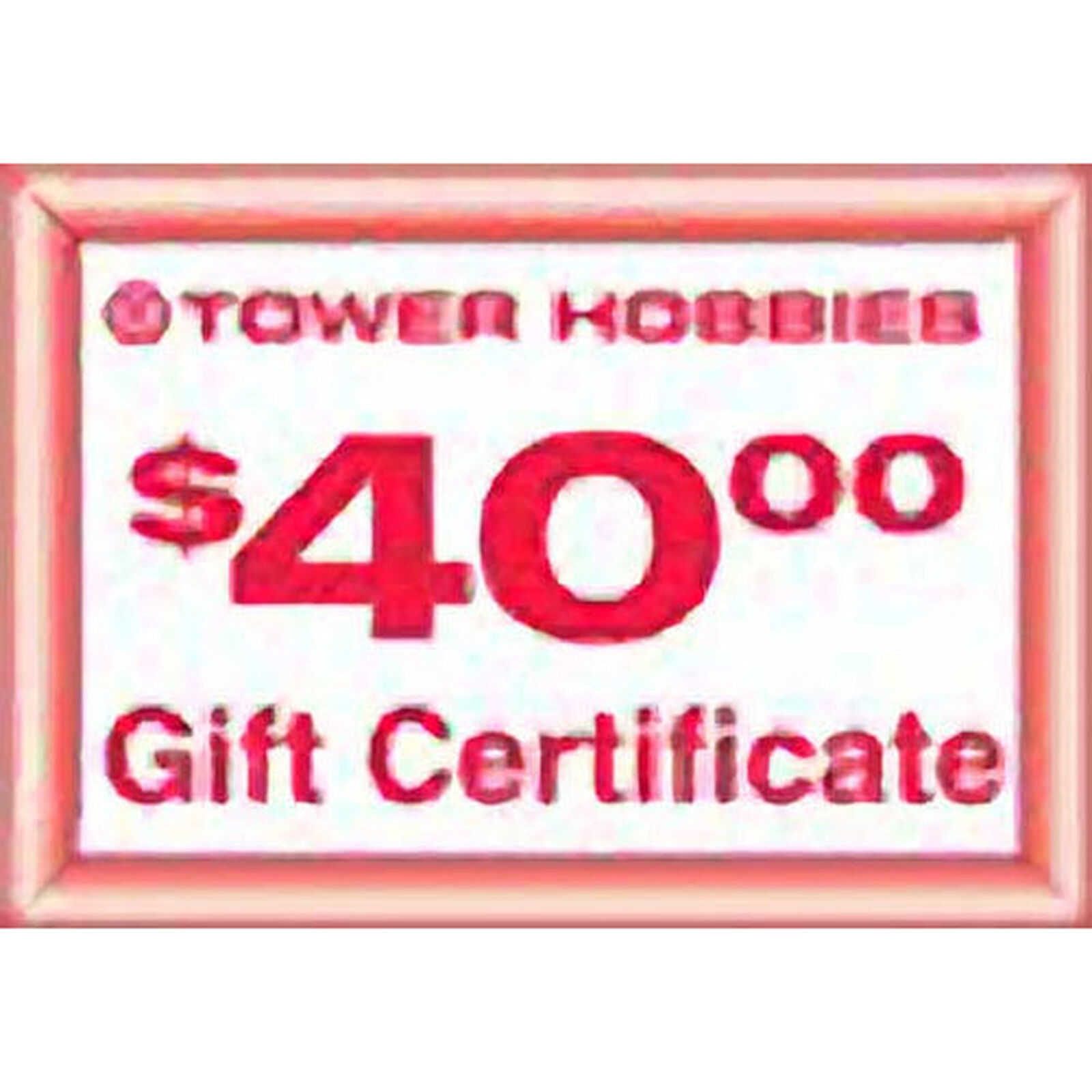 Tower Gift Certificate