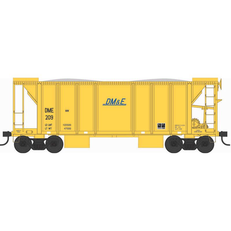 HO 70-Ton 2-Bay Ballast Car, DM&E #215