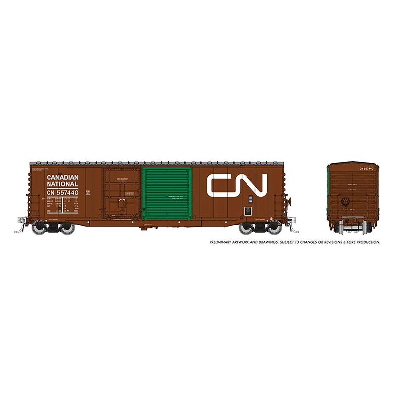 HO NSC 5304 Box CN Delivery with Green Door #2