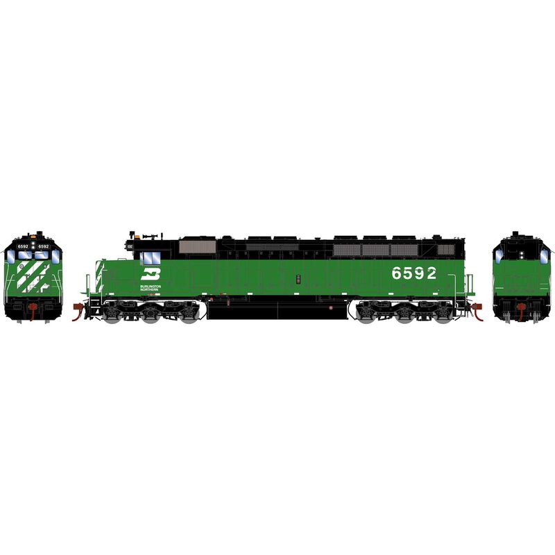 HO GEN SDP45 Locomotive w/DCC & SOUND, BN #6592