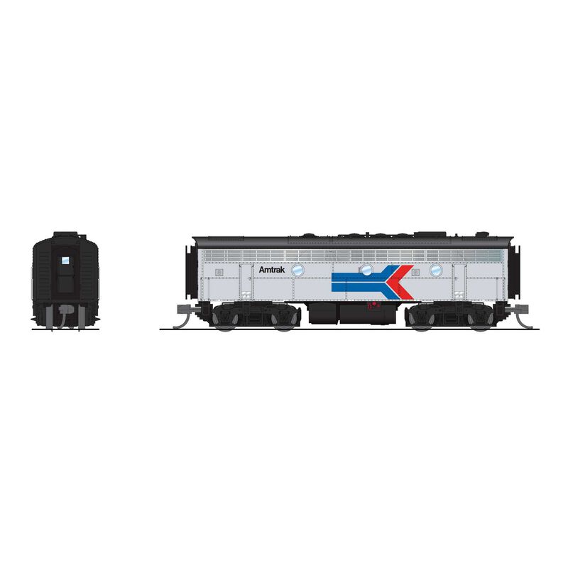 EMD F7B, Amtrak 154, Phase I, No-Sound / DCC-Ready, N