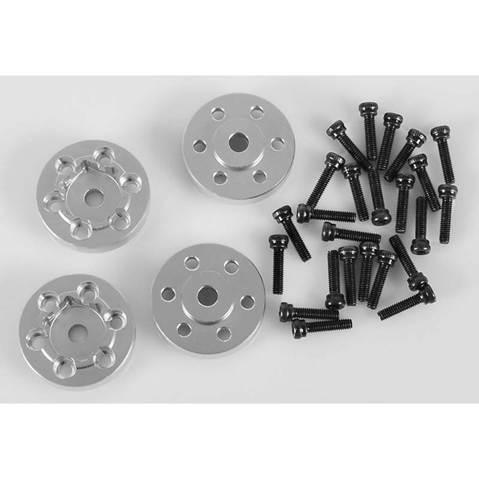 OEM Steel 1.9 Stock Beadlock Wheel Hexes, CNC Aluminum