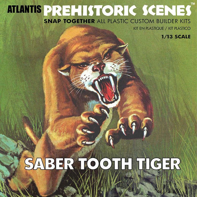 Prehistoric Scenes Saber Tooth Tiger