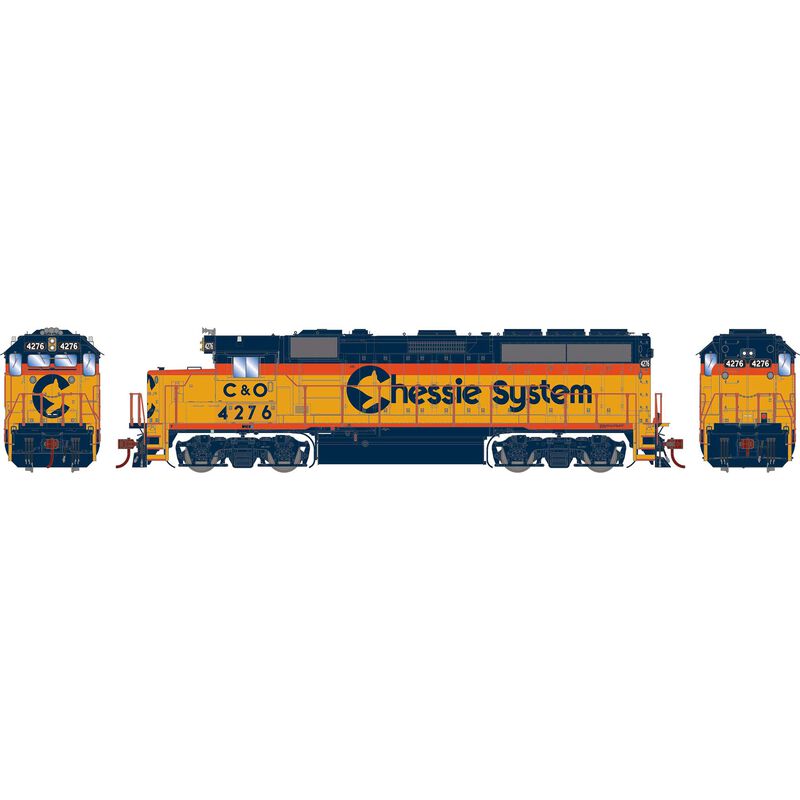 HO GP40-2, Chessie/C&O #4276