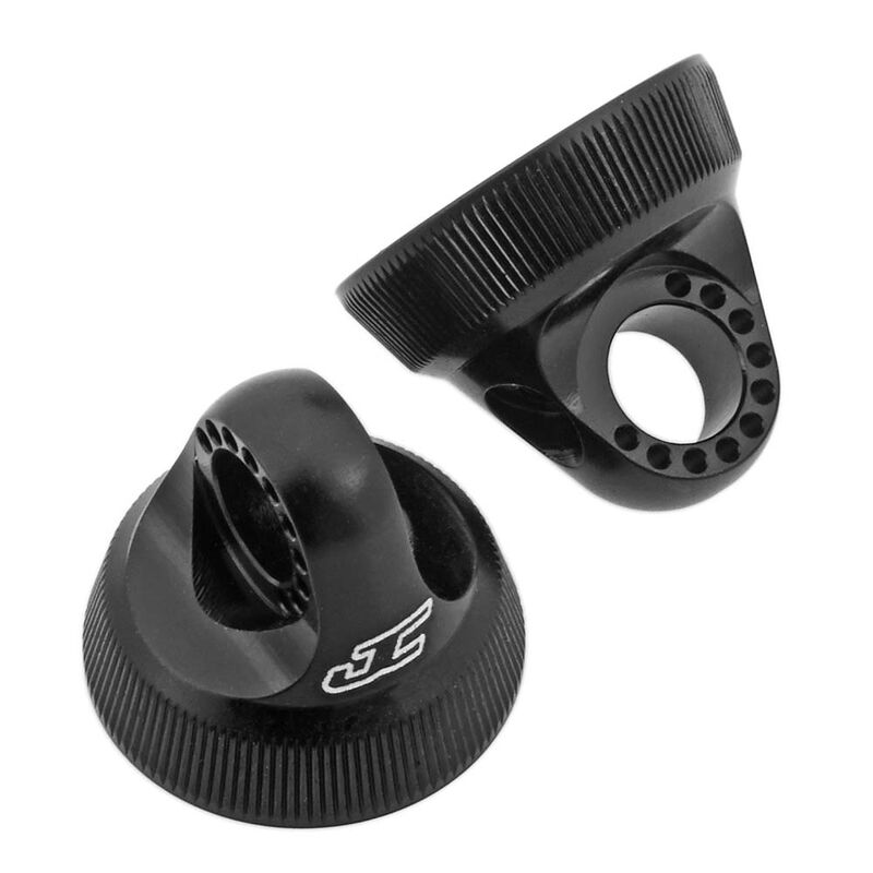 Fin 12mm V2 Shock Cap, Black (2)