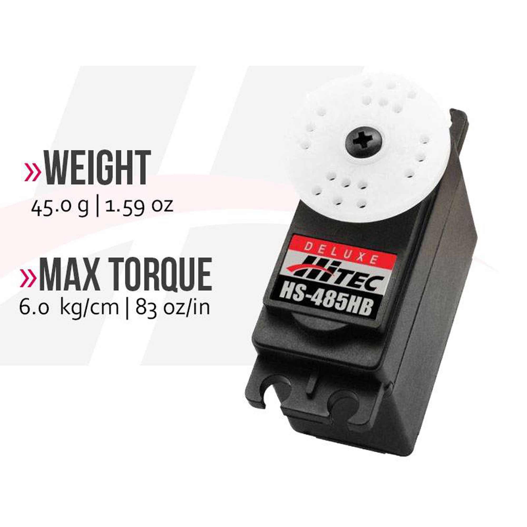 HiTec HS-65HB Feather Servo - Mighty Karbonite Micro Servo For RC Models