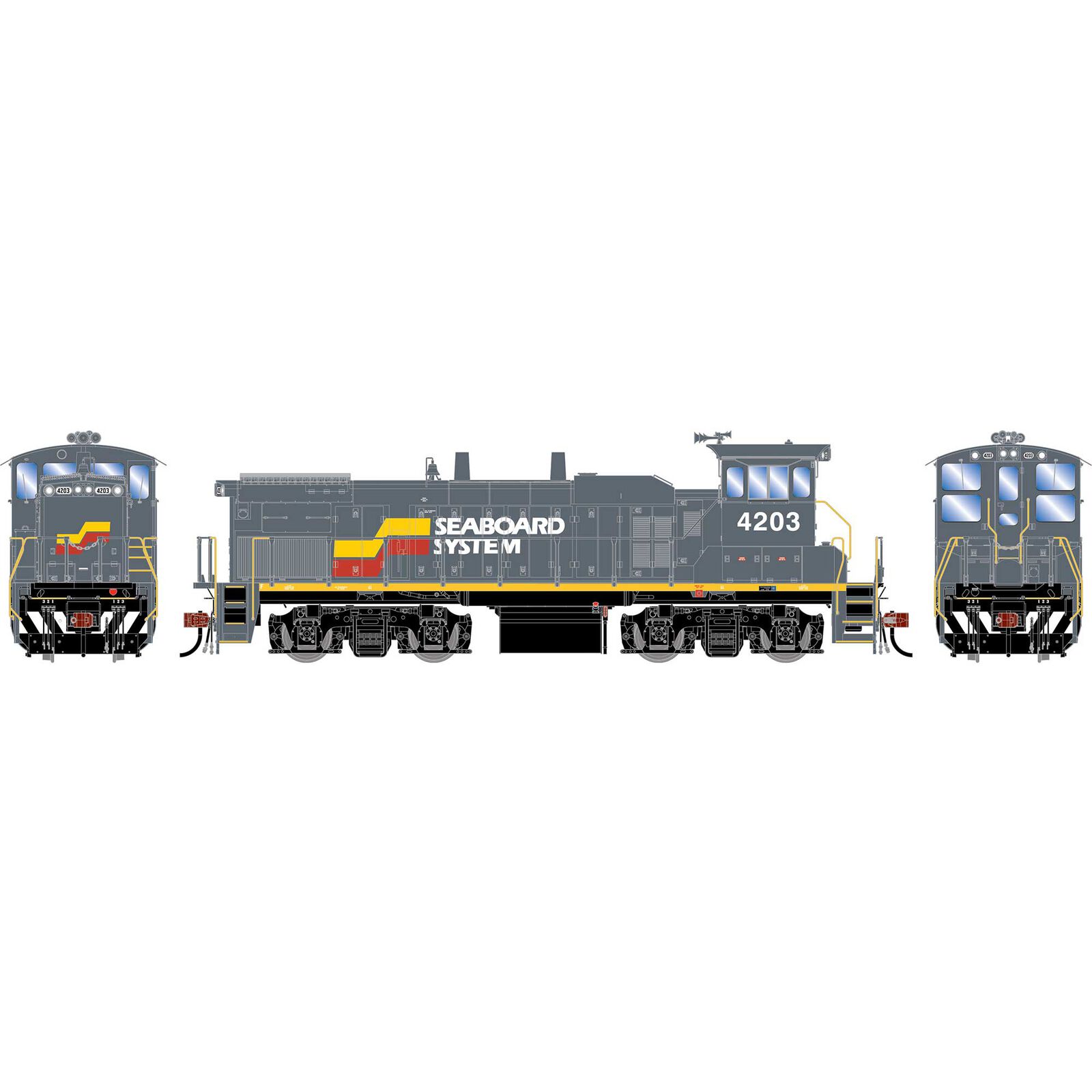 HO GEN MP15AC Locomotive w/DCC & Sound, SBD #4203