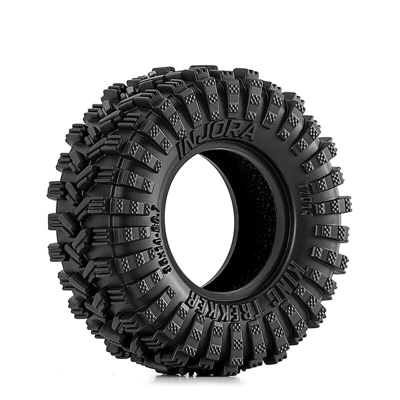 INJORA King Trekker Front/Rear .7" Rock Crawler Tires & Inserts (4)