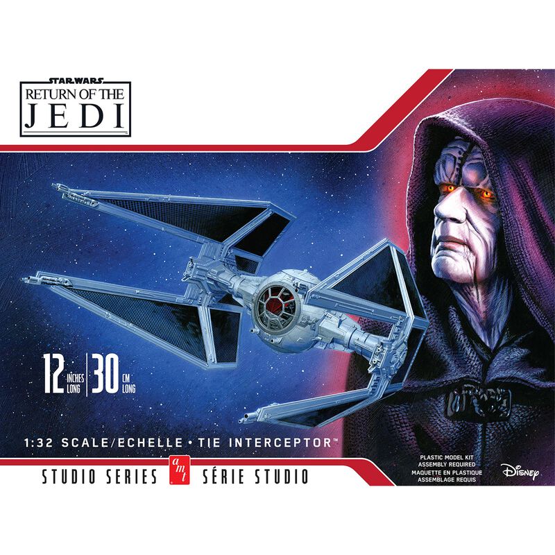 AMT 1/32 TIE Interceptor "Star Wars: Return of the Jedi" Model Kit