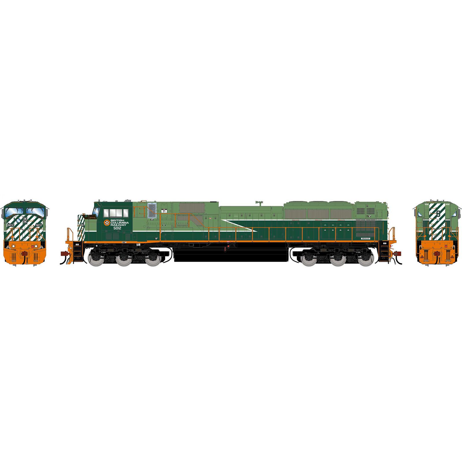 HO GEN SD90MAC-H PH I Locomotive w/DCC & Sound, Legendary Liveries BCOL #5012