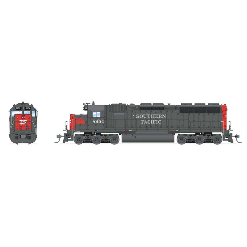 HO EMD SD45 Locomotive, SP 8950, Bloody Nose