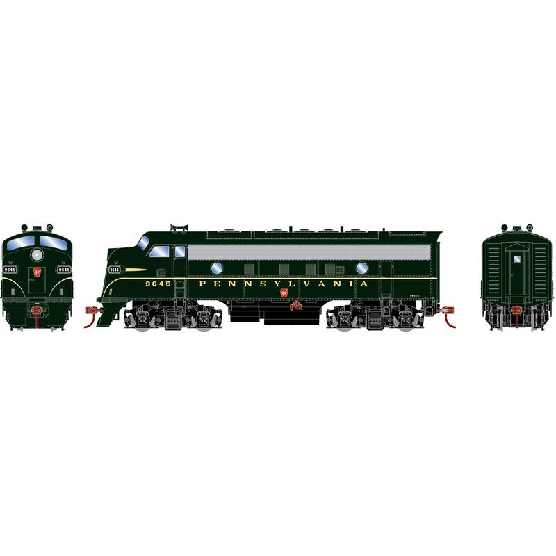 HO RND F7A Locomotive DCC-Ready, PRR #9645