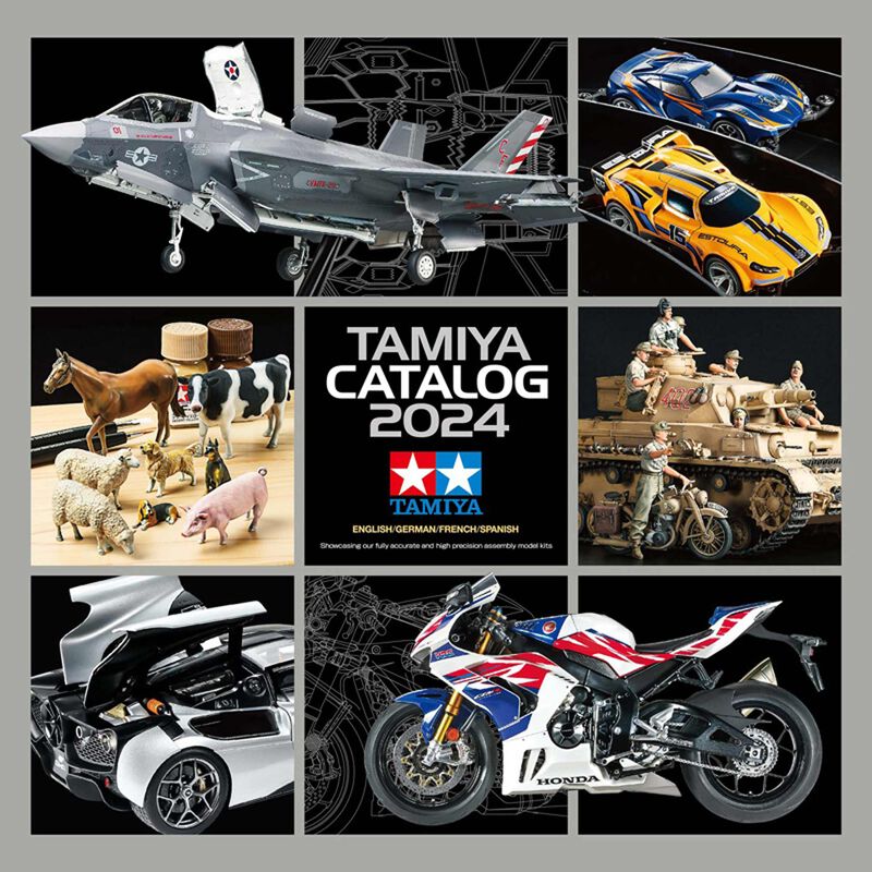 2024 Tamiya Catalog, English/German/French/Spanish