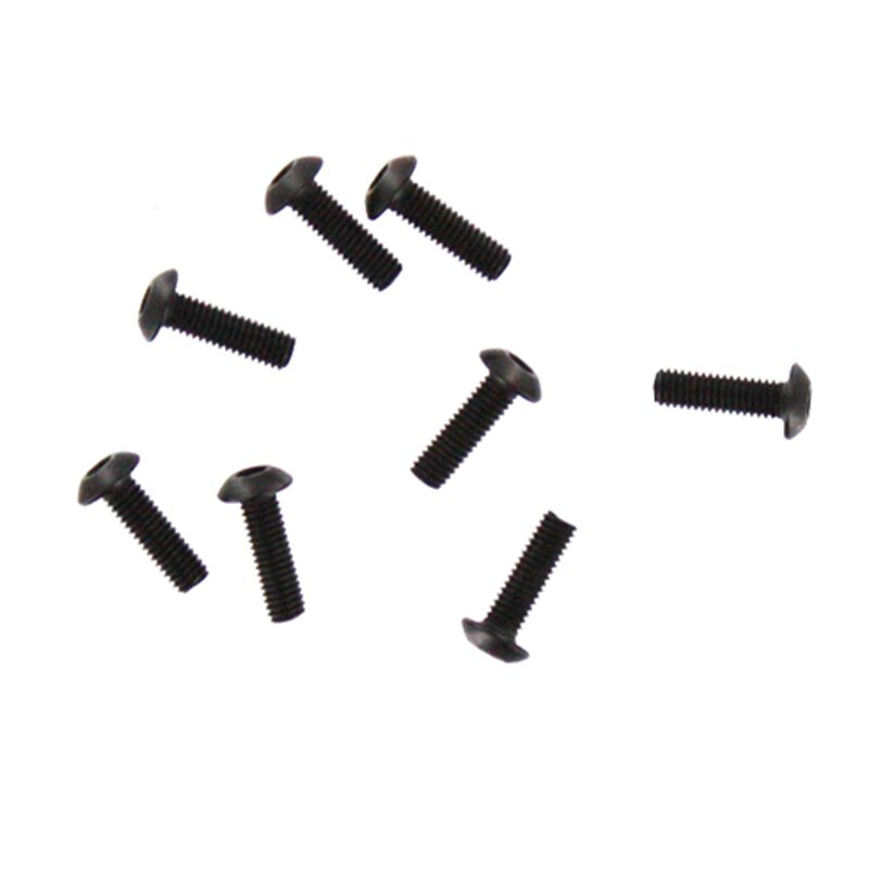 3x10mm Button Head Hex Machine Thread Screws (8)