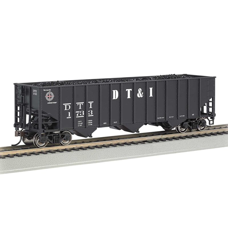 HO 100-Ton Bethlehem Steel Three Bay Hopper - Detroit, Toledo, & Ironton #1733