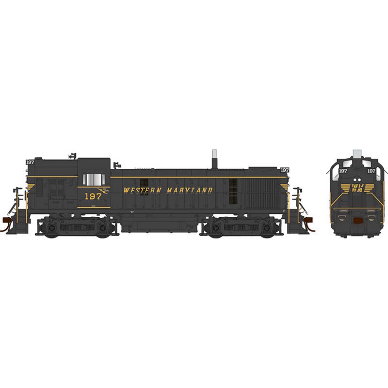 HO RS3 WM Hammerhead Speed Letter Locomotive #197
