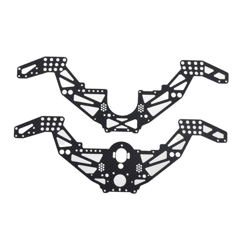 Carbon Fiber Frame Kit for 1/18 Losi Mini LMT
