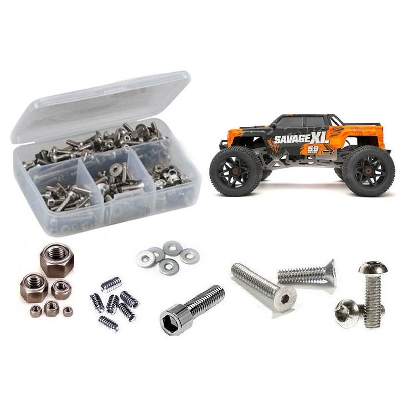 Stainless Steel Screw Kit, 1/8 HPI Savage XL 5.9
