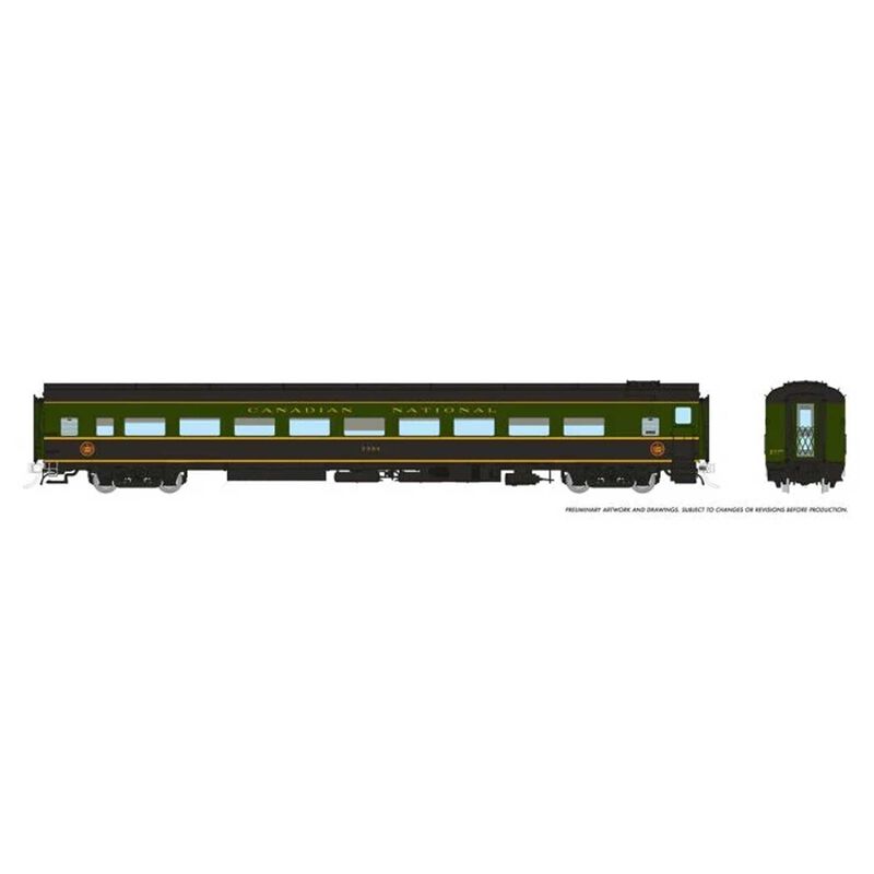 HO Lightweight Coach: CNR - 1954 Scheme: #5617