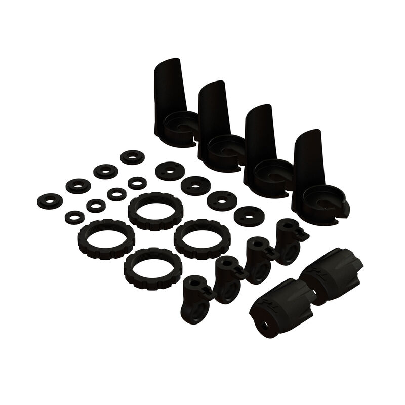 Pro-Line Racing PowerStroke Shock Plastic Replacement Kit: PRO642200