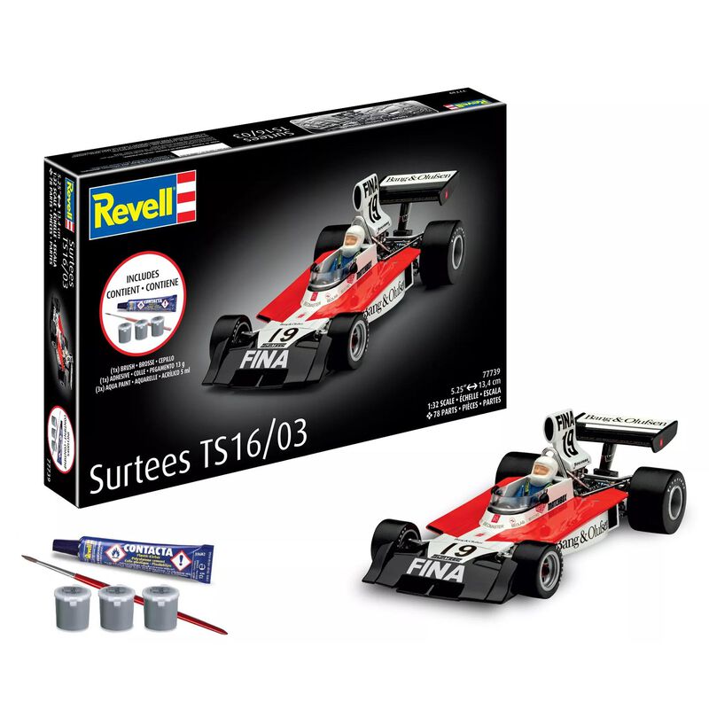 CARRERA REVELL OF AMERICAS INC 1/32 Surtees TS16/03 All-Included Model Kit