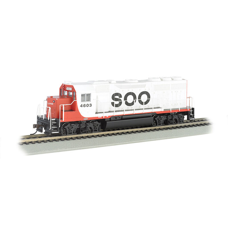 HO GP40 w DCC & Sound Value SOO #4603
