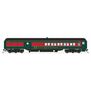 HO Scale Heavyweight 5-Car Passenger Set, Christmas Paint Scheme