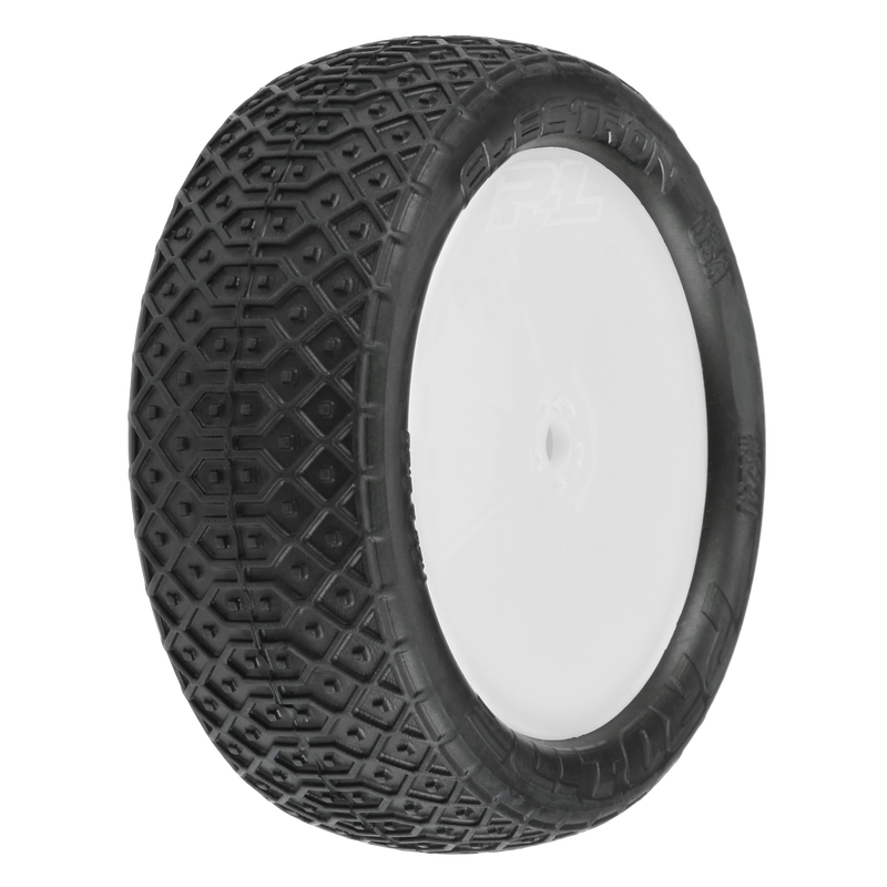 1/10 Electron MC 4WD Front 2.2" Buggy Trs Mntd 12mm Wht Velocity (2)