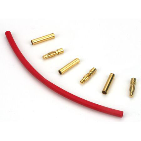 Dynamite Connector: Gold Bullet Set, 4mm, 3 Stück - Steckverbinder Für RC-Akkus & Ladegeräte