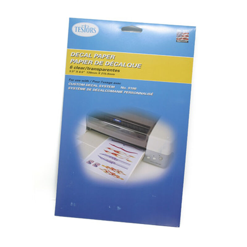 Testor Corp. Decal Paper Clear Tower Hobbies