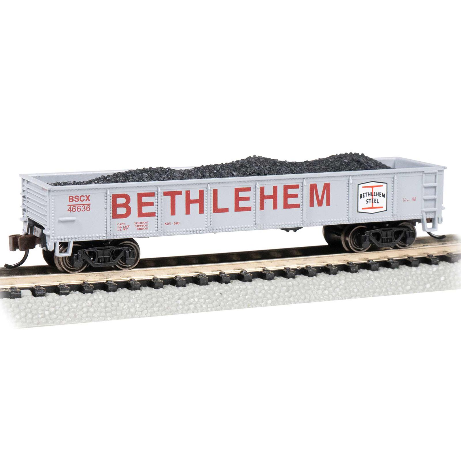 N 40' Gondola Bethlehem Steel #46636 - Gray