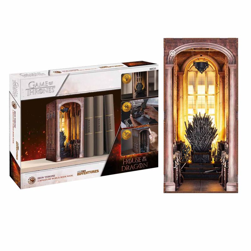 CARRERA REVELL OF AMERICAS INC Tiny Adventures Book Nooks: House of the Dragon - Iron Throne