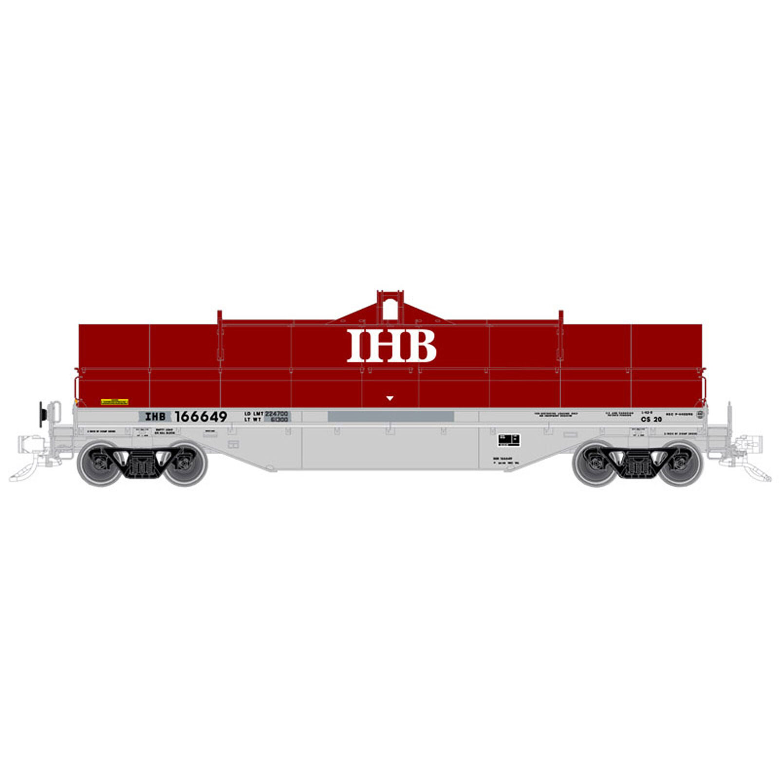 O 42' Coil Steel Car IHB exNS