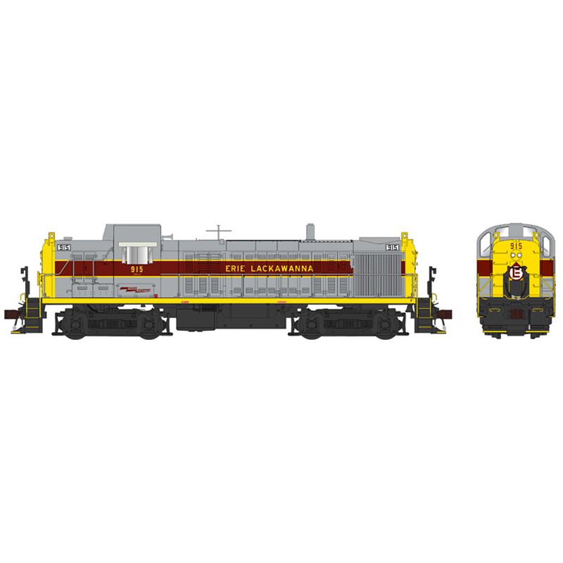 HO RS-3 Locomotive with DCC & Sound, EL with Large Louvers #920