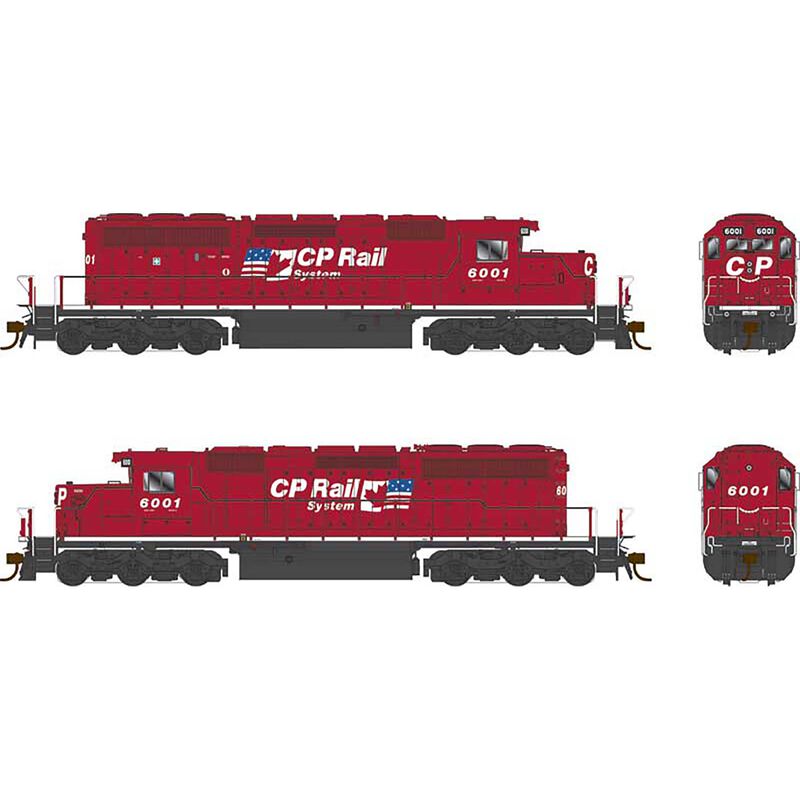 HO GMD SD40-2 Locomotive, CP 6001