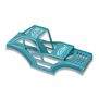 Raptor Aluminum Frame Kit, Blue Aqua: SCX24