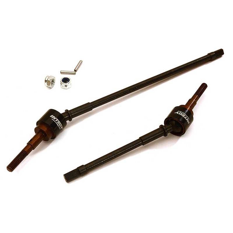 Front Drive Shaft Set, Black: 1/10 Wraith, RR10 Bomber, SMT10