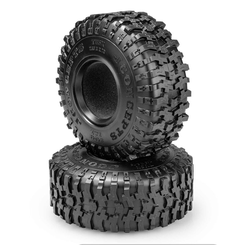 1/6 Tusk 2.9&rdquo; Crawler Tires with Inserts, Green Compound (2)