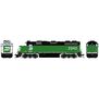HO GEN GP38-2 Locomotive w/DCC & Sound, BN #2343