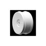 1/8 Impact Super Soft Long Wear Pre-Mounted Tires, White EVO Wheels (2): Buggy