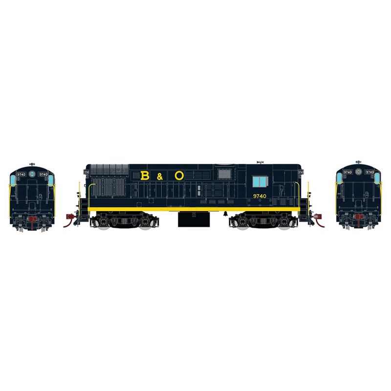 HO H16-44 (DC Silent) B&O Blue Scheme #9740