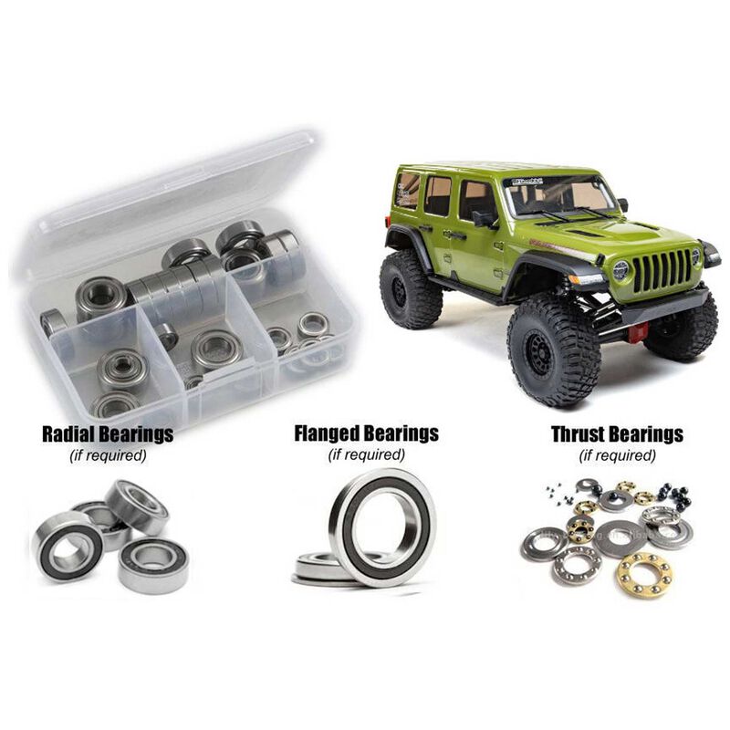 Rubber Shielded Bearing Kit, 1/6 Axial SCX6 Jeep