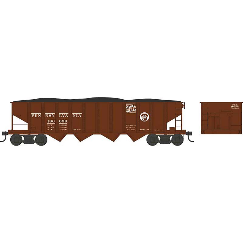 N Scale H21 Hopper PRR H21a Coal Goes War #186122