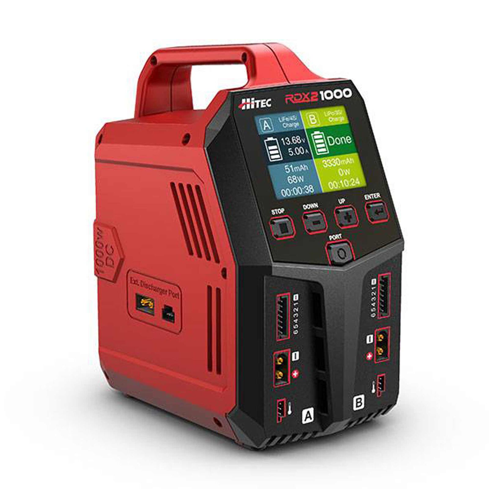 Hitec RCD Inc. RDX2 1000 AC / DC Dual Port Charger / Power Supply ...