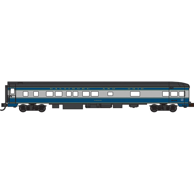 N 85' Smooth Side Observation Car B&O