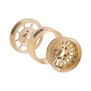 INJORA W1109 1.0" Plus Brass -3.75mm Offset Beadlock Rock Crawler Wheels (4)