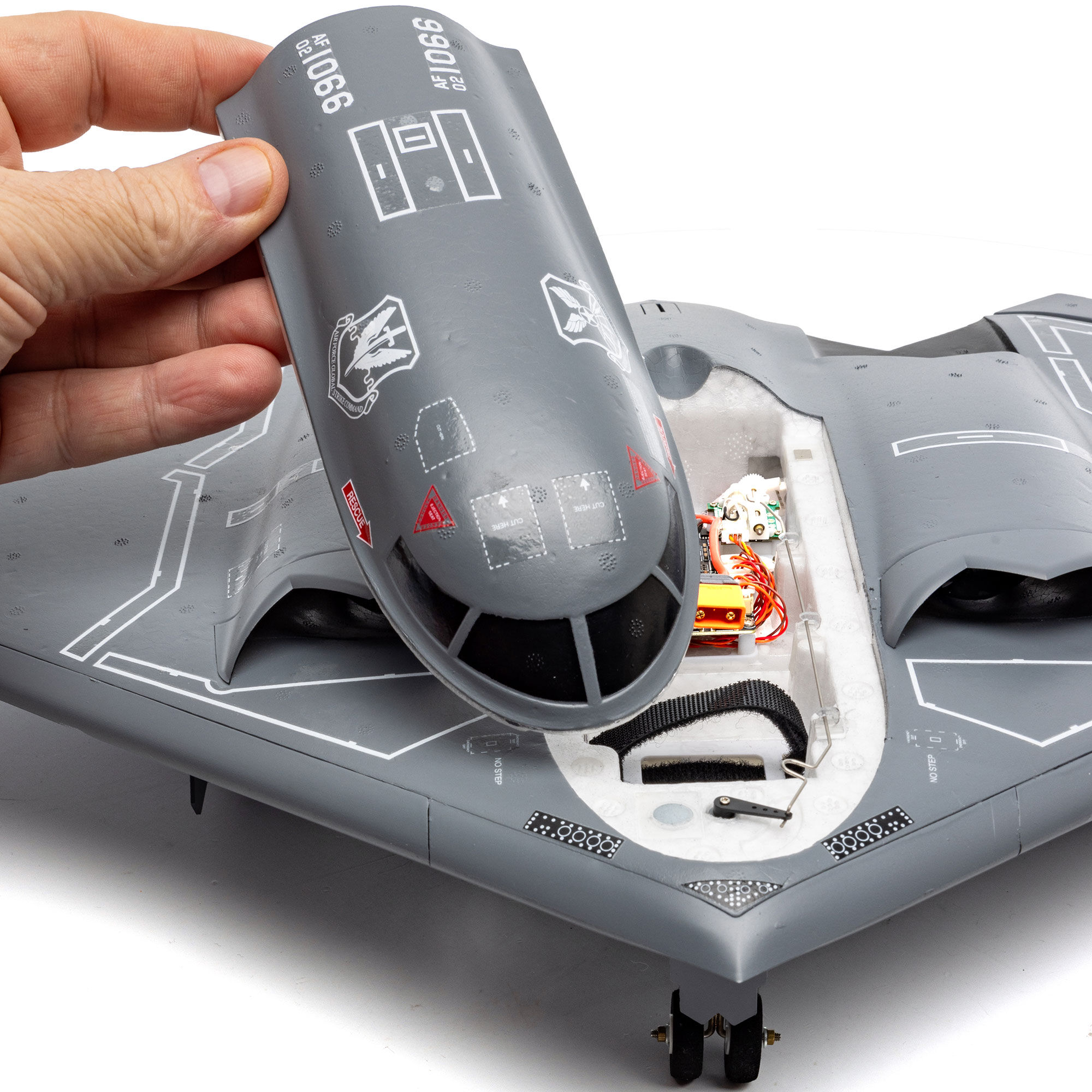 E-flite Micro B-2 Spirit of America Twin 30mm EDF BNF Basic