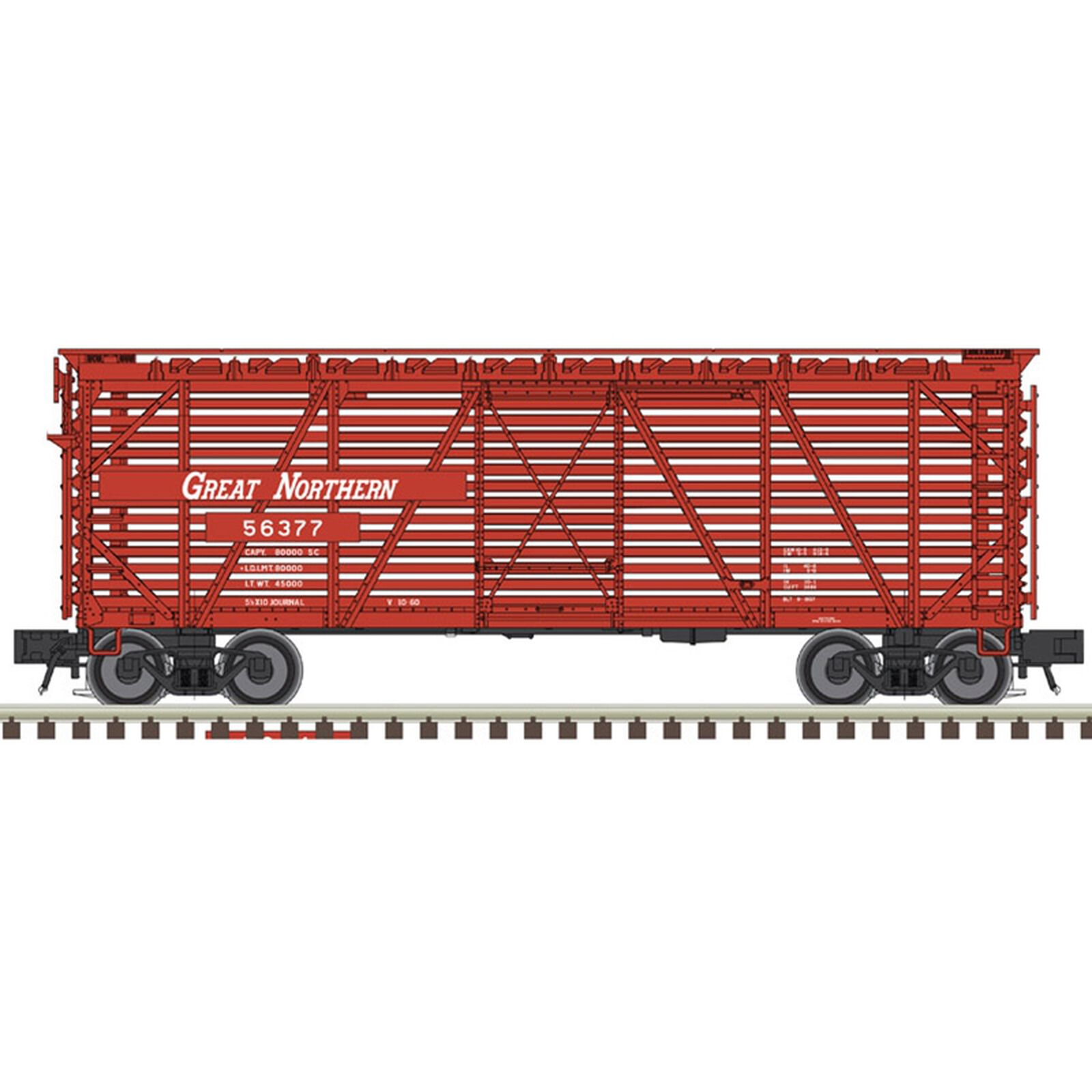 O Trainman 40' Stock Car GN (2R)