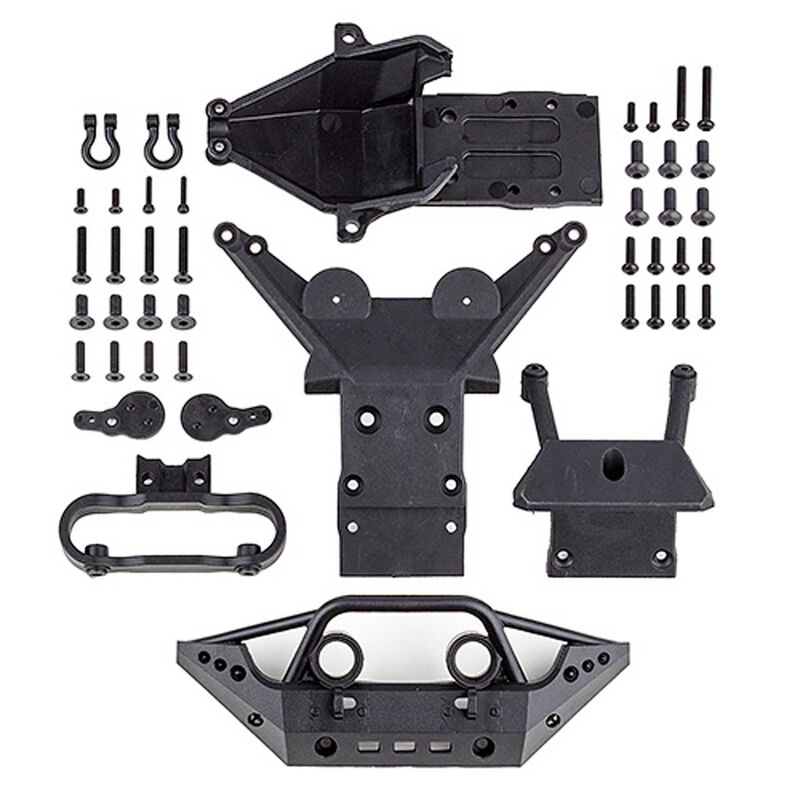 Skid Plates Set, 1/10 Team Associated Rival MT10