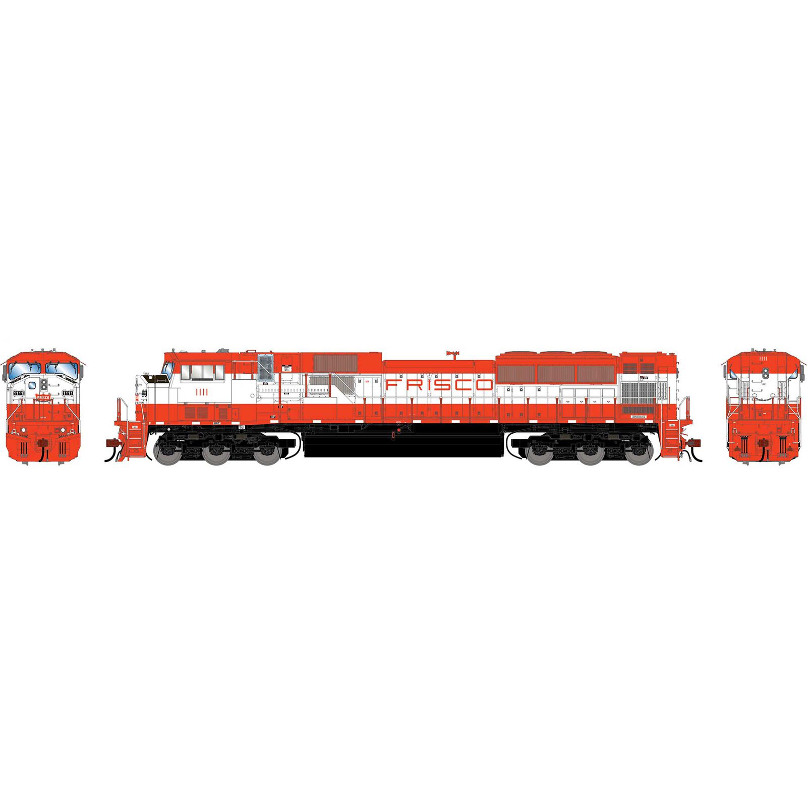 HO GEN SD90MAC-H PH I Locomotive, Legendary Liveries SLSF #1111